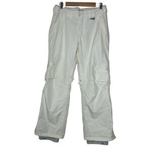 SIMS Women's Snowboard Ski Pants Waterproof Insulation White Winter Size S Small